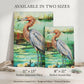 Reddish Egret Coastal Art Glass Board, Coastal Kitchen Decor, Charcuterie & Serving Tray
