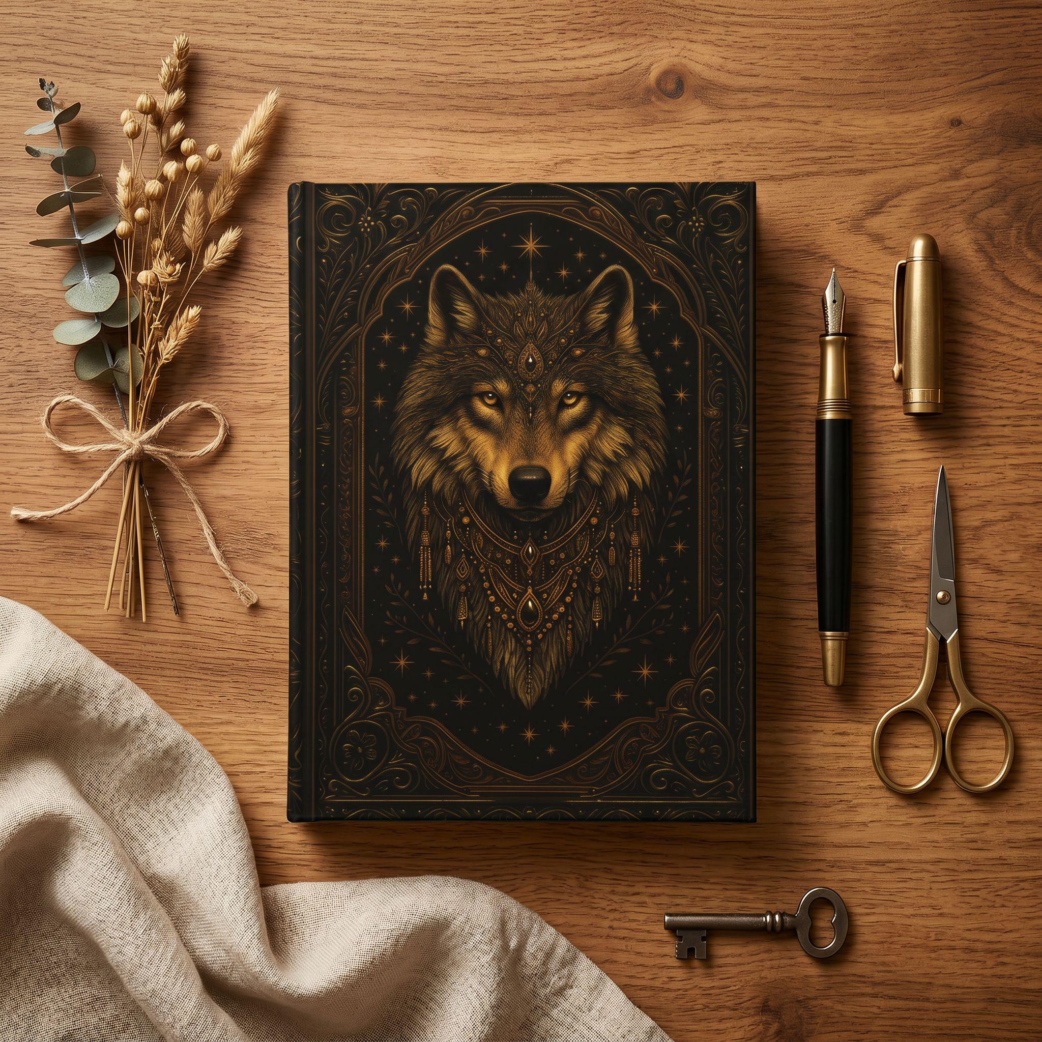 Mystical Wolf – Hardcover Journal