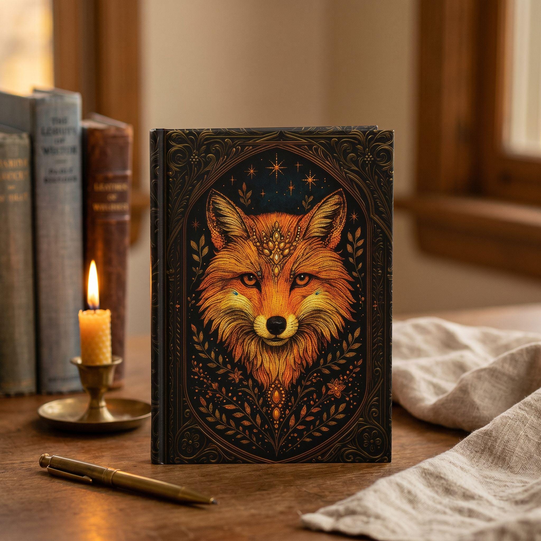 Mystical Fox – Hardcover Journal