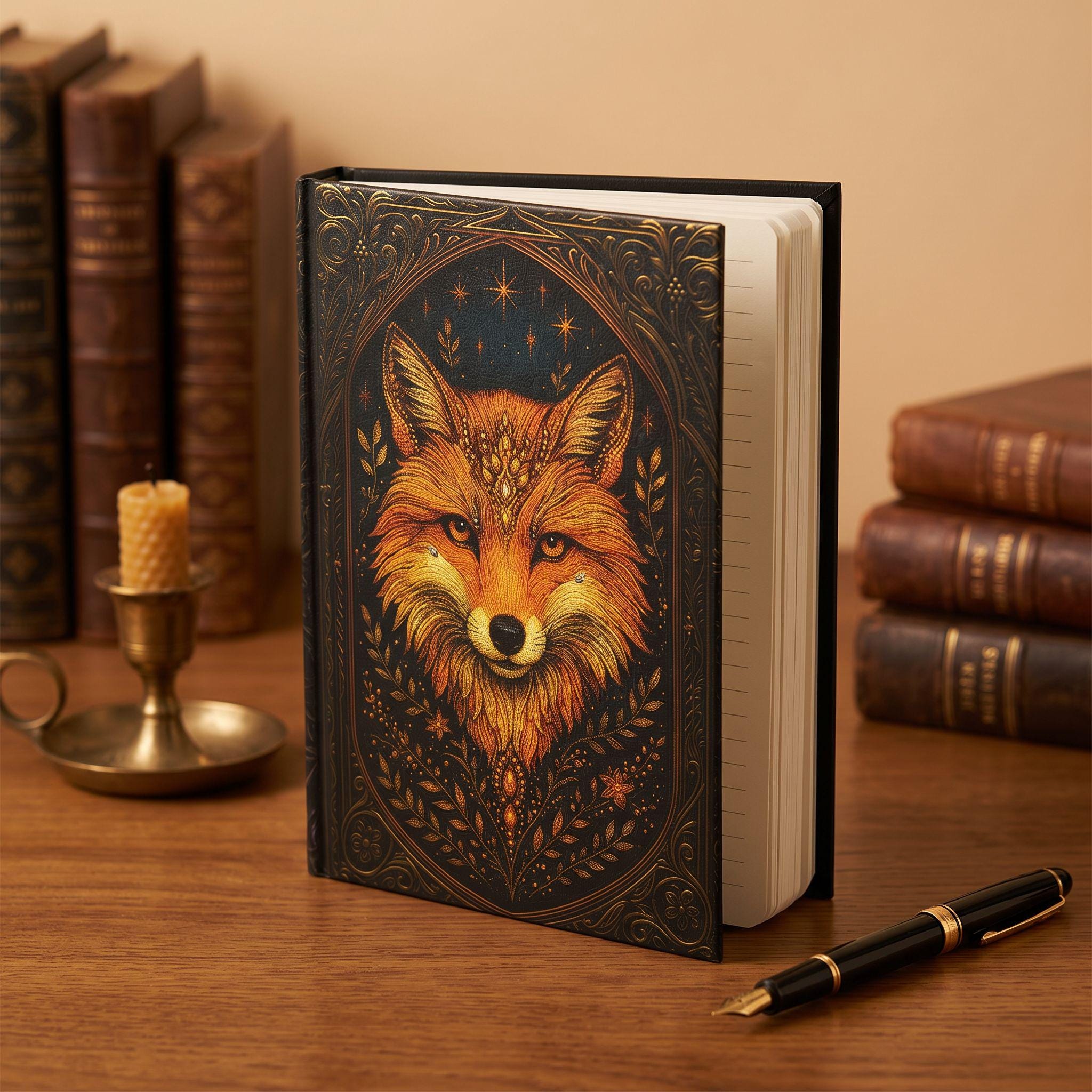 Mystical Fox – Hardcover Journal