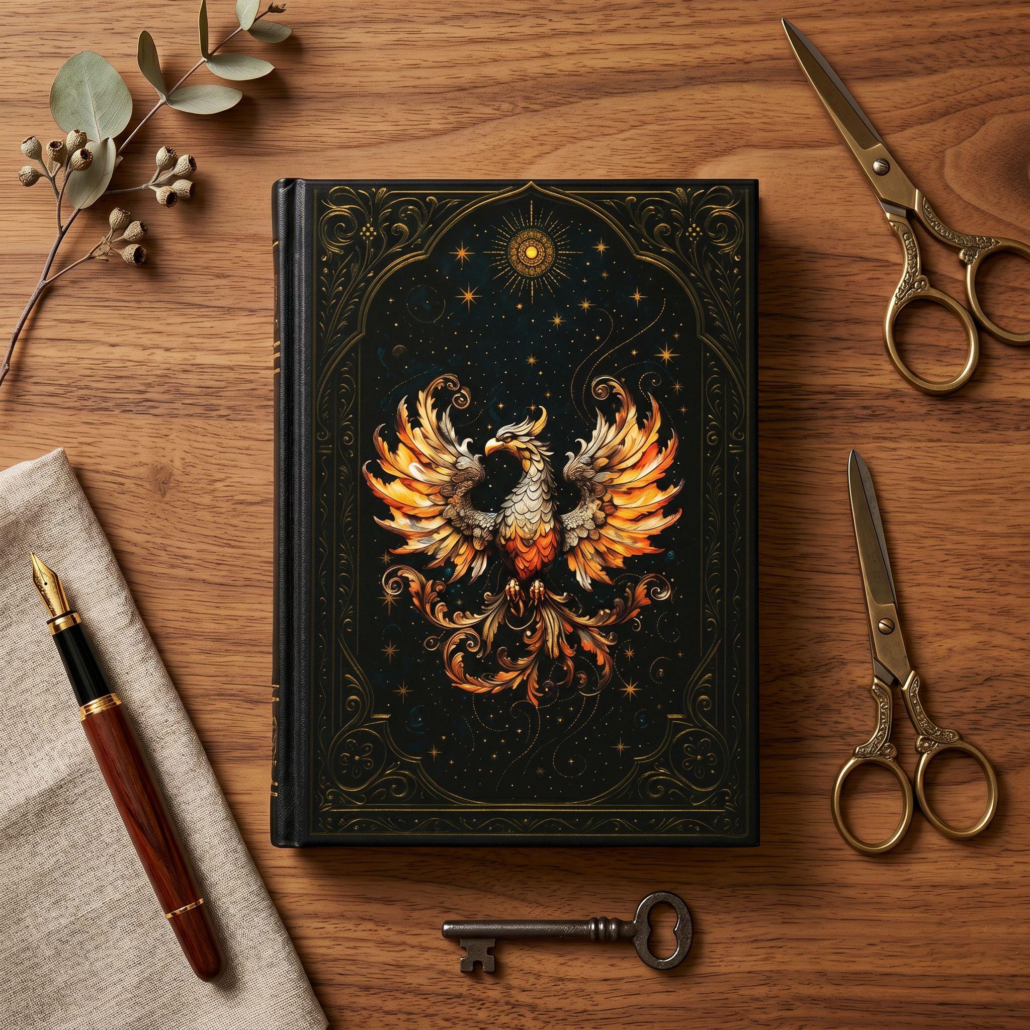 Celestial Phoenix – Hardcover Journal