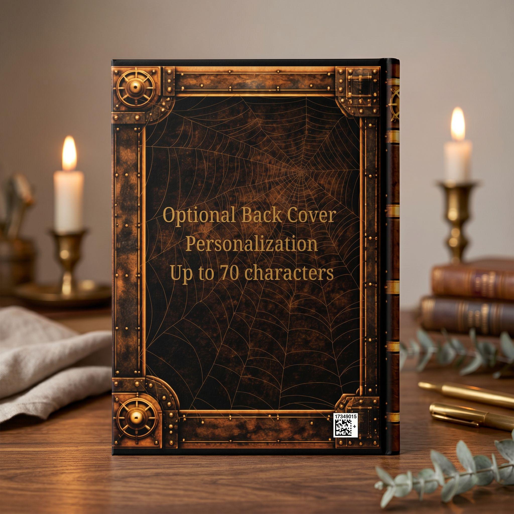 Steampunk Spider – Dark Fantasy Hardcover Journal