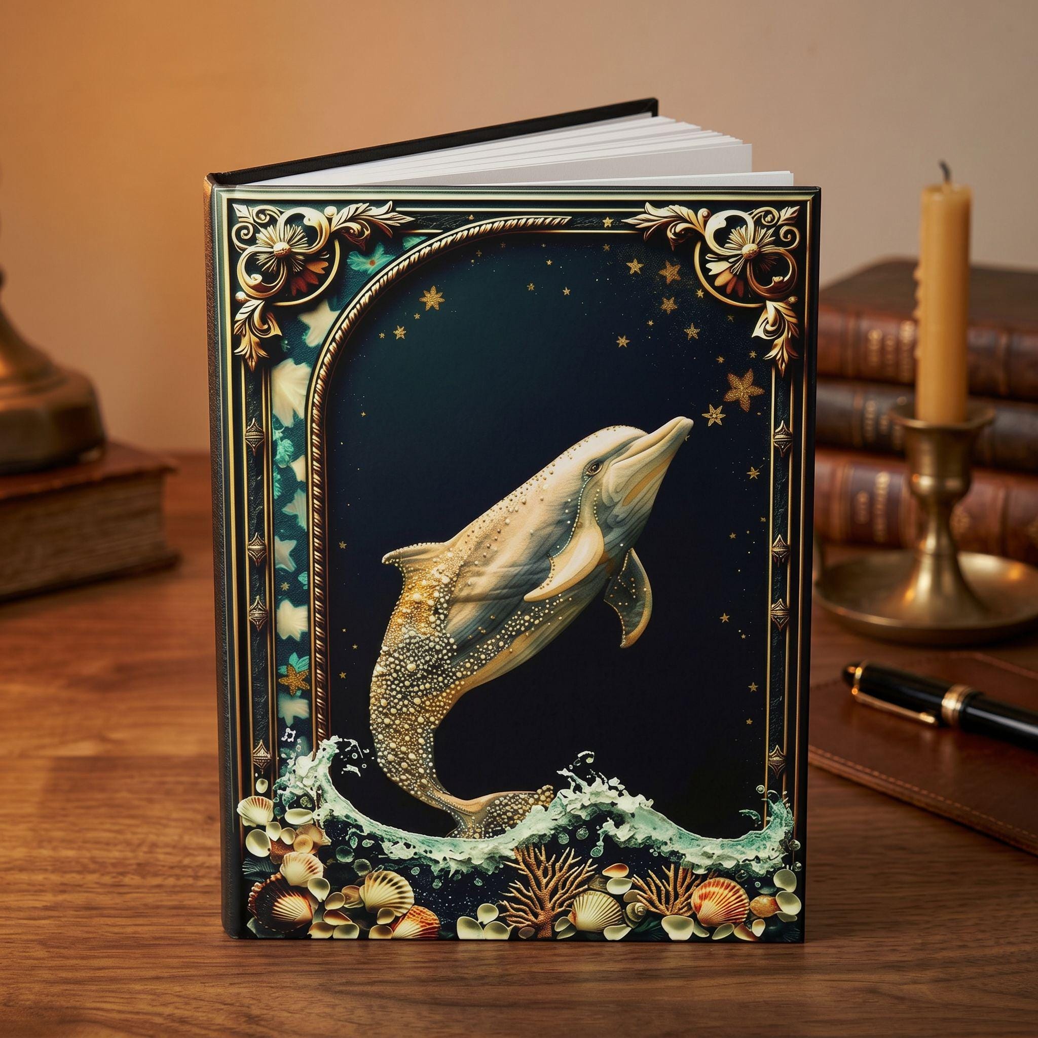 Enchanted Dolphin – Hardcover Journal