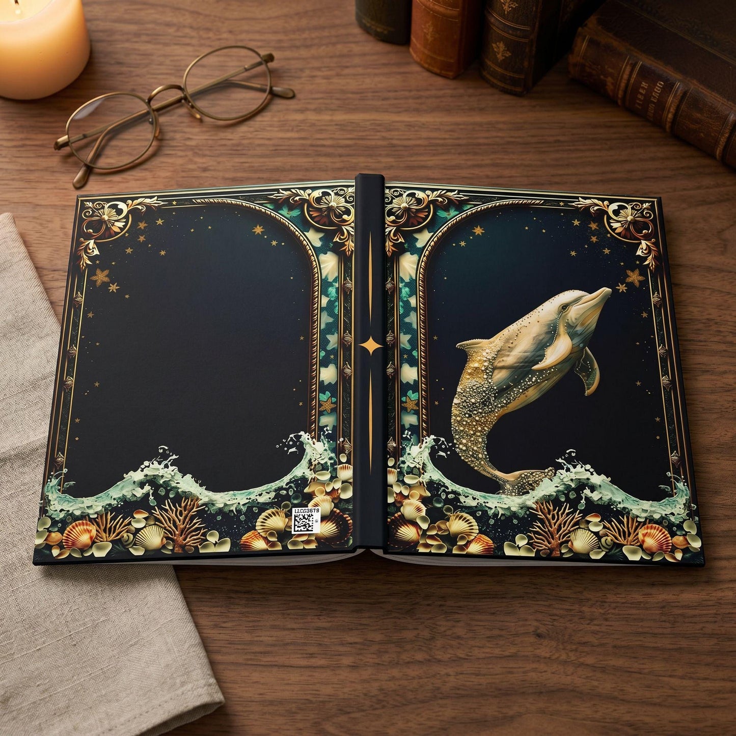 Enchanted Dolphin – Hardcover Journal