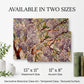 Lilac Botanical Glass Art Panel, Floral Tempered Glass Wall Decor, Cottage Garden Accent