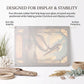 Osprey Coastal Art Glass Board, Coastal Kitchen Decor, Charcuterie & Serving Tray