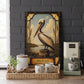 Pelican Coastal Art Glass Board, Coastal Kitchen Decor, Charcuterie & Serving Tray