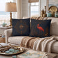 Scarlet Ibis Coastal Bird Faux Suede Pillow, Bird Lover Home Decor (Cover or Insert)