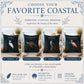 Pelican Coastal Pillow, Nautical Throw Pillow, Navy Coastal Cushion, Beach House & Lake House Decor, Coastal Grandma Style