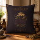 Elderberry Apothecary Studies Faux Suede Pillow, Vintage Herbal Home Decor (Cover or Insert)