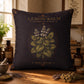 Lemon Balm Apothecary Studies Faux Suede Pillow, Vintage Herbal Home Decor (Cover or Insert)