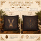 Hare Woodland Studies Faux Suede Pillow, Rustic Forest Lodge Decor (Cover or Insert)
