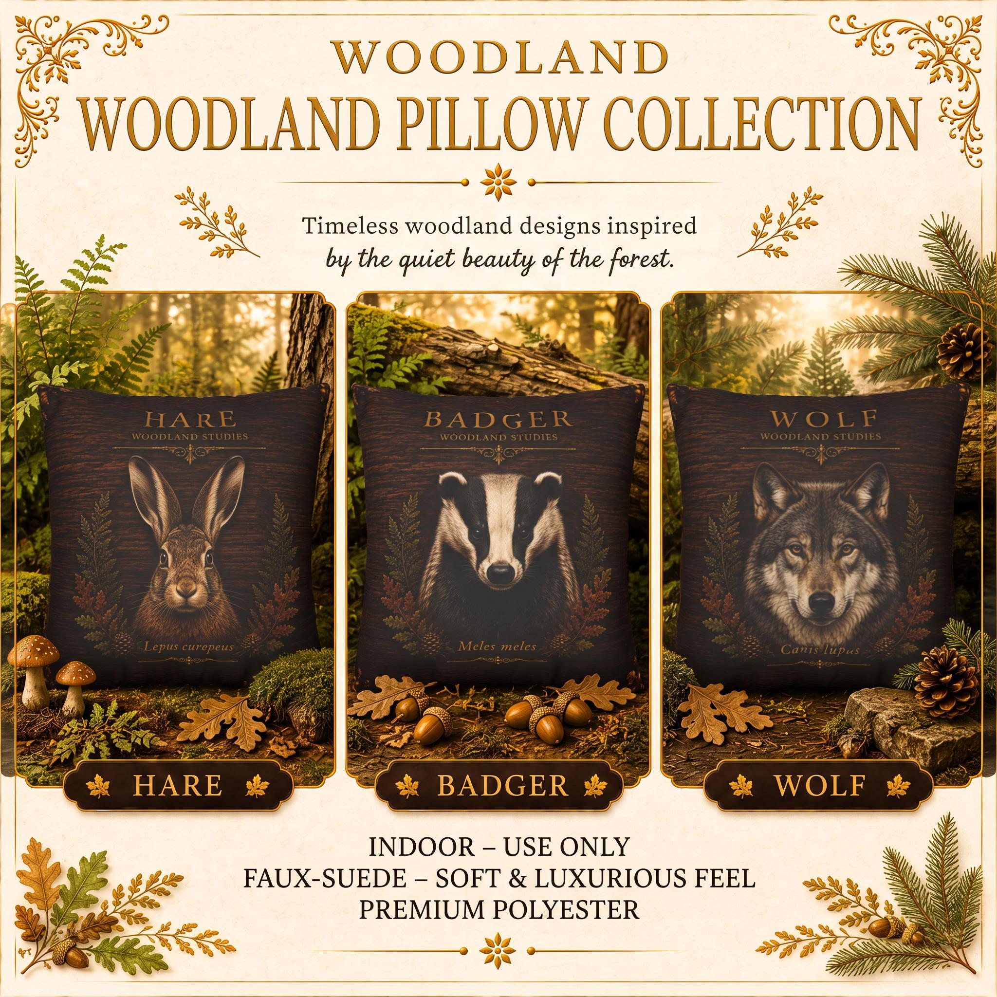 Fox Woodland Pillow, Rustic Throw Pillow, Cabin Decor Cushion, Lodge Style Accent, Wildlife Home Decor