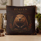 Beaver Woodland Pillow, Rustic Throw Pillow, Cabin Decor Cushion, Lodge Style Accent, Wildlife Home Decor