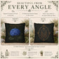 Blue Hydrangea Botanical Pillow, Vintage Floral Throw Pillow, Cottagecore Cushion, Garden Decor, Botanical Home Accent
