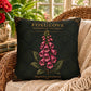 Foxglove Botanical Pillow, Vintage Floral Throw Pillow, Cottagecore Cushion, Garden Decor, Botanical Home Accent