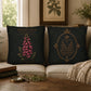 Foxglove Botanical Pillow, Vintage Floral Throw Pillow, Cottagecore Cushion, Garden Decor, Botanical Home Accent