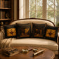 Archivist Cabinet of Curiosities Faux Suede Pillow, Vintage Curio Home Decor (Cover or Insert)