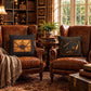 Astronomer Cabinet of Curiosities Pillow, Dark Academia Throw Pillow, Library Decor Cushion, Museum Style Home Accent