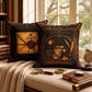 Cartographer Cabinet of Curiosities Pillow, Dark Academia Throw Pillow, Library Decor Cushion, Museum Style Home Accent