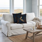 Pelican Coastal Pillow, Nautical Throw Pillow, Navy Coastal Cushion, Beach House & Lake House Decor, Coastal Grandma Style