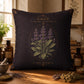 Sage Apothecary Pillow, Botanical Throw Pillow, Cottagecore Cushion, Dark Academia Decor, Herbal Home Accent