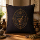 Holy Basil Apothecary Studies Faux Suede Pillow, Vintage Herbal Home Decor (Cover or Insert)