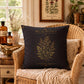 Mugwort Apothecary Pillow, Botanical Throw Pillow, Cottagecore Cushion, Dark Academia Decor, Herbal Home Accent