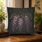 Wisteria Botanical Pillow, Vintage Floral Throw Pillow, Cottagecore Cushion, English Garden Decor, Botanical Home Accent
