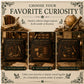 Collector Cabinet of Curiosities Pillow, Dark Academia Throw Pillow, Library Decor Cushion, Museum Style Home Accent
