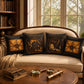 Natural Philosopher Cabinet of Curiosities Pillow, Dark Academia Throw Pillow, Library Decor Cushion, Museum Style Home Accent