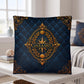Blue Heron Pillow, Indoor Faux Suede or Outdoor Coastal Bird Decor